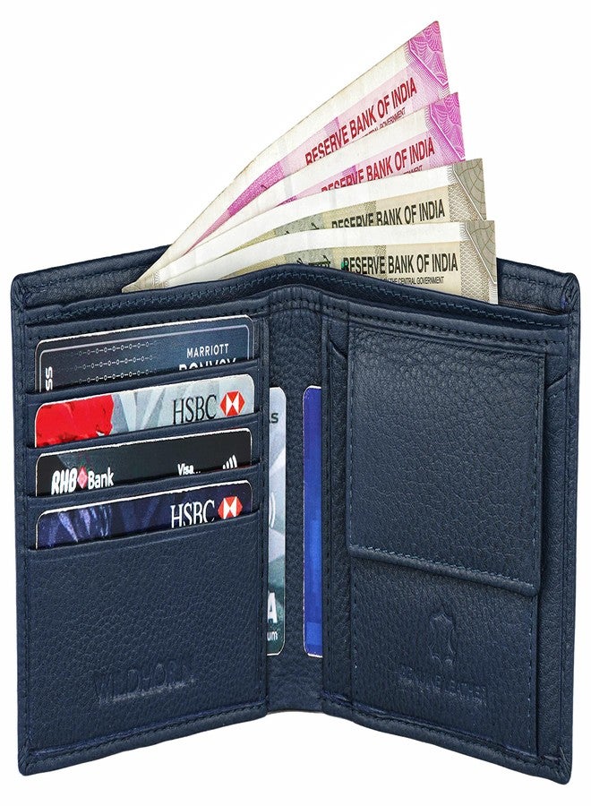 WildHorn Rakhi Gift Set for Brother - Premium Men's Combo | Gift Set of Leather Wallet & Belt & Rakhi with an Unique Slider Gift Box for Brother (Blue) - Image 4